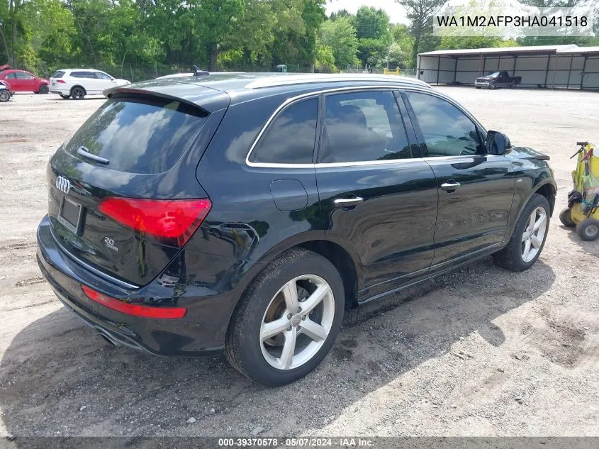 2017 Audi Q5 2.0T Premium VIN: WA1M2AFP3HA041518 Lot: 39370578