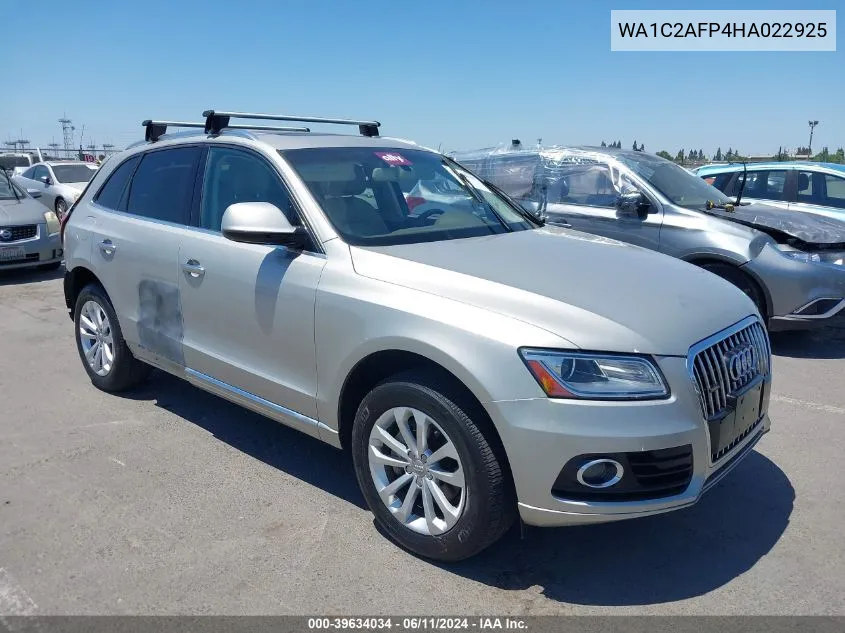 WA1C2AFP4HA022925 2017 Audi Q5 2.0T Premium