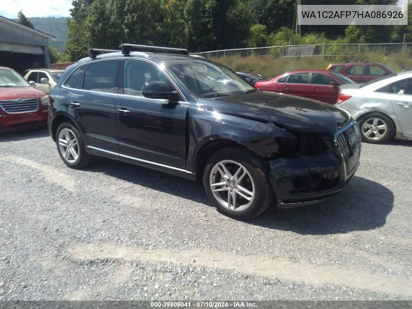 2017 Audi Q5 2.0T Premium VIN: WA1C2AFP7HA086926 Lot: 39806041