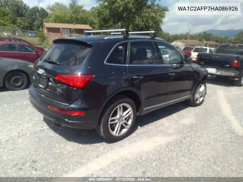 2017 Audi Q5 2.0T Premium VIN: WA1C2AFP7HA086926 Lot: 39806041