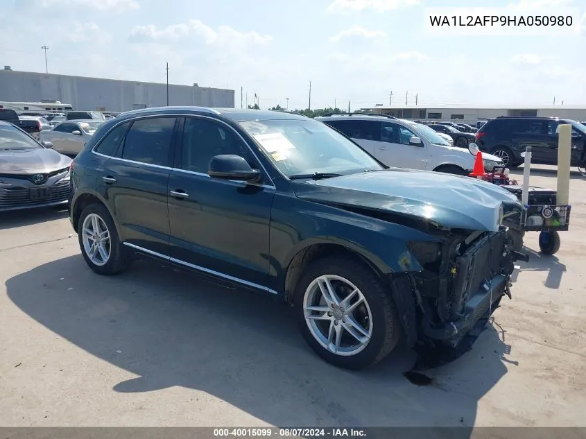 2017 Audi Q5 2.0T Premium VIN: WA1L2AFP9HA050980 Lot: 40015099