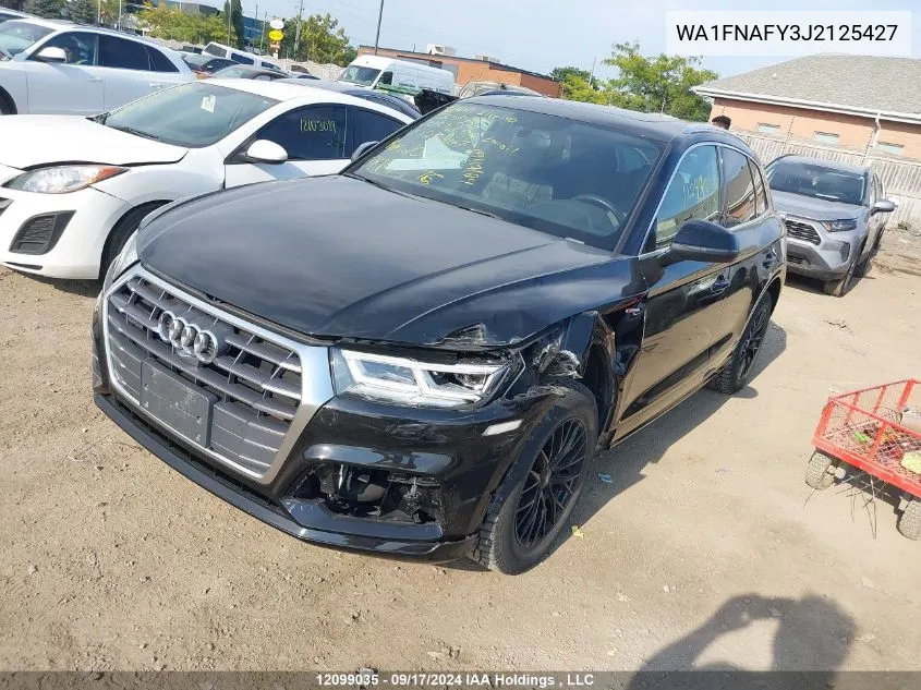 2018 Audi Q5 VIN: WA1FNAFY3J2125427 Lot: 12099035