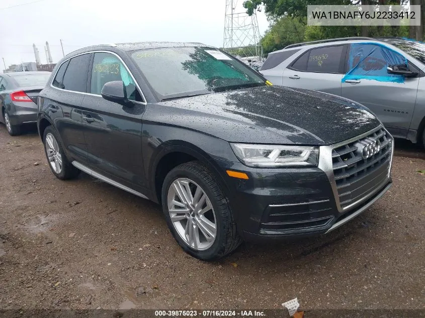 2018 Audi Q5 2.0T Premium/2.0T Tech Premium VIN: WA1BNAFY6J2233412 Lot: 39875023