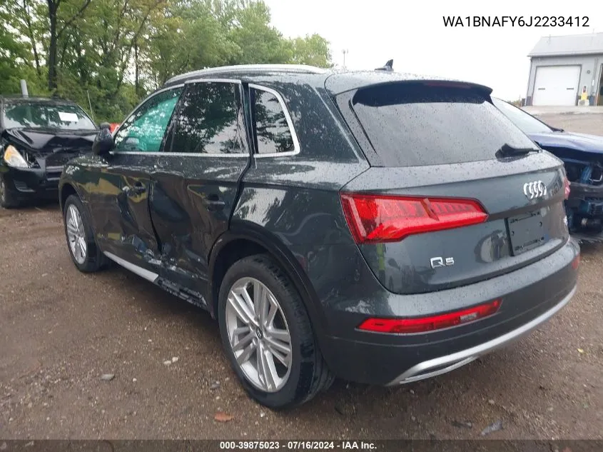 WA1BNAFY6J2233412 2018 Audi Q5 2.0T Premium/2.0T Tech Premium