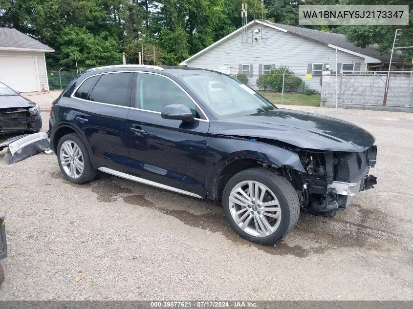 2018 Audi Q5 2.0T Premium/2.0T Tech Premium VIN: WA1BNAFY5J2173347 Lot: 39877621