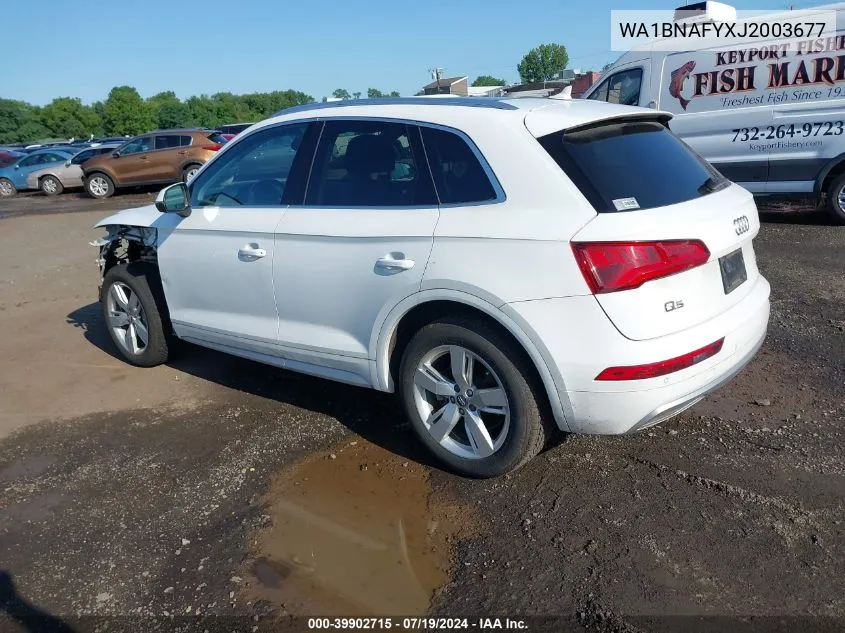 WA1BNAFYXJ2003677 2018 Audi Q5 2.0T Premium/2.0T Tech Premium