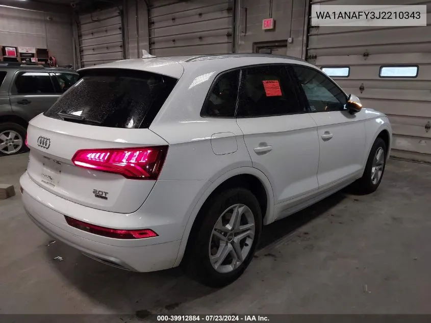 WA1ANAFY3J2210343 2018 Audi Q5 Premium