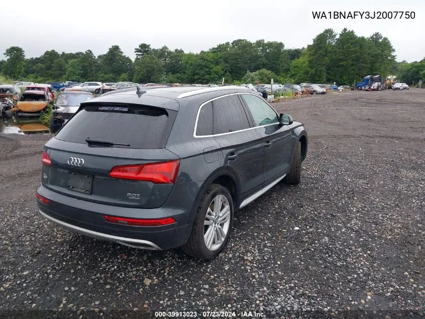 WA1BNAFY3J2007750 2018 Audi Q5 2.0T Premium/2.0T Tech Premium