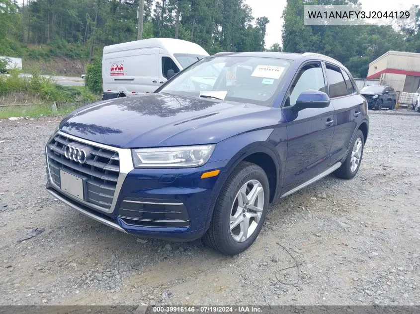 2018 Audi Q5 2.0T Premium/2.0T Tech Premium VIN: WA1ANAFY3J2044129 Lot: 39916146