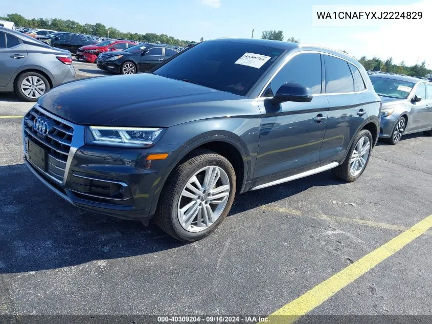 2018 Audi Q5 Prestige VIN: WA1CNAFYXJ2224829 Lot: 40309204