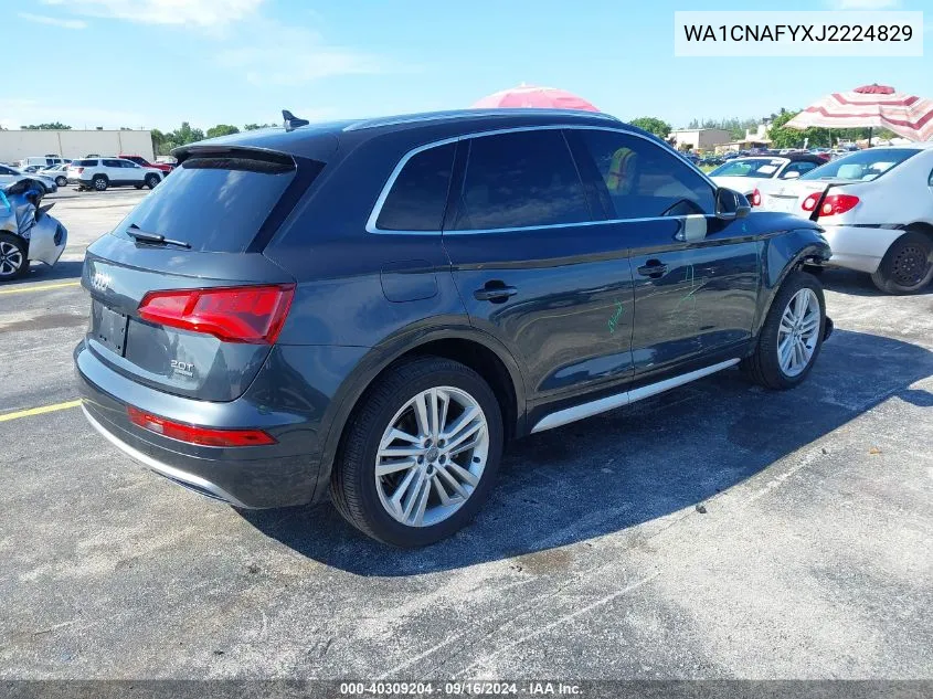 2018 Audi Q5 Prestige VIN: WA1CNAFYXJ2224829 Lot: 40309204