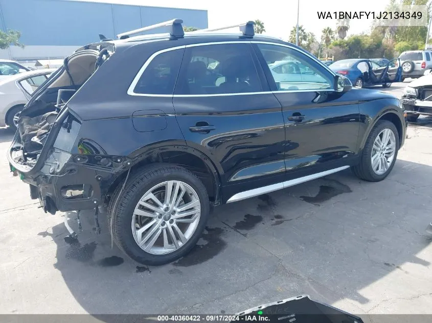 WA1BNAFY1J2134349 2018 Audi Q5 2.0T Premium/2.0T Tech Premium