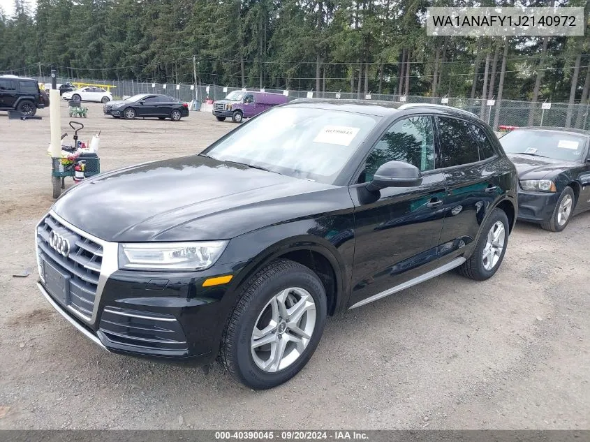 WA1ANAFY1J2140972 2018 Audi Q5 2.0T Premium/2.0T Tech Premium