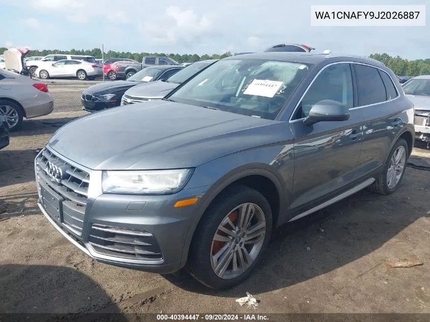 WA1CNAFY9J2026887 2018 Audi Q5 2.0T Premium/2.0T Tech Premium