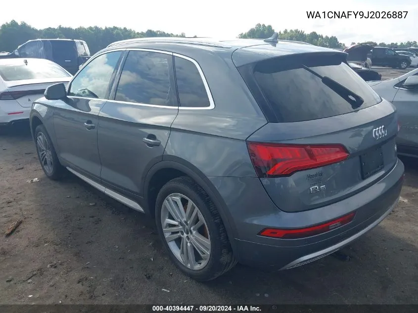 WA1CNAFY9J2026887 2018 Audi Q5 2.0T Premium/2.0T Tech Premium