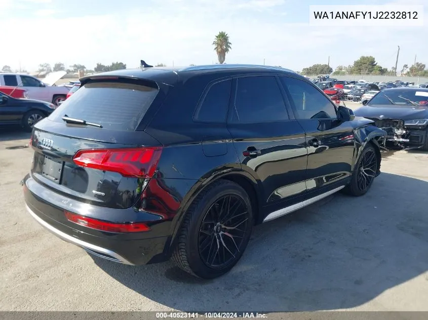 WA1ANAFY1J2232812 2018 Audi Q5 2.0T Tech Premium