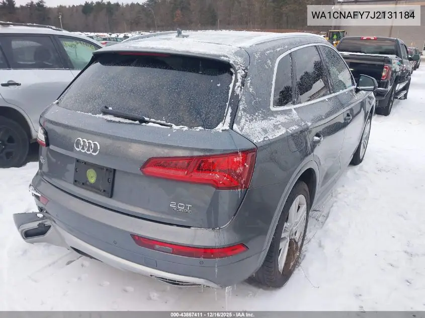 WA1CNAFY7J2131184 2018 Audi Q5 2.0T Premium/2.0T Tech Premium