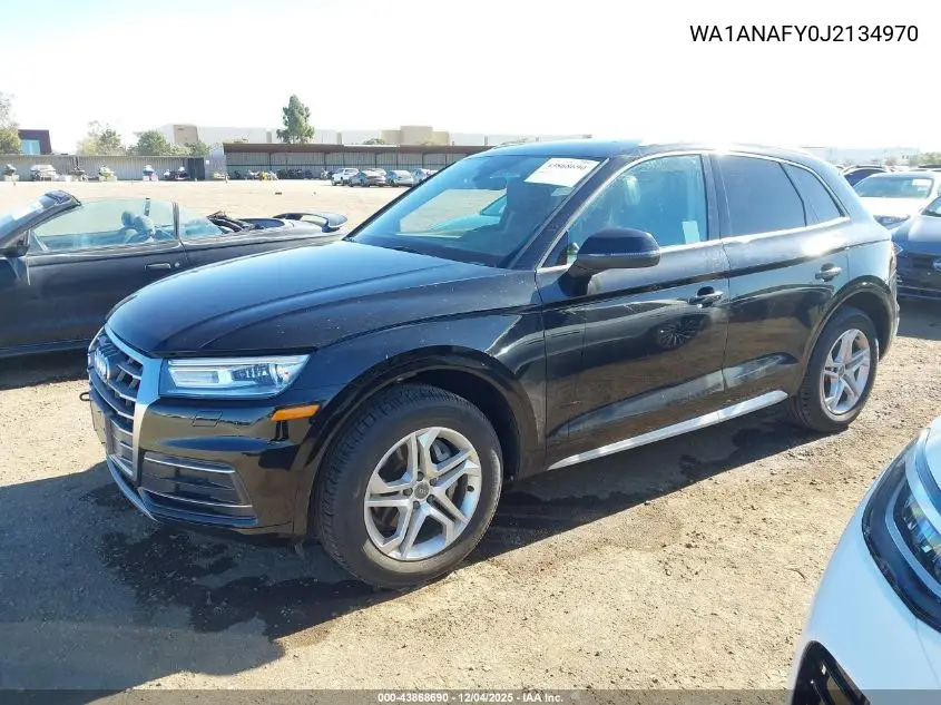 WA1ANAFY0J2134970 2018 Audi Q5 2.0T Premium/2.0T Tech Premium