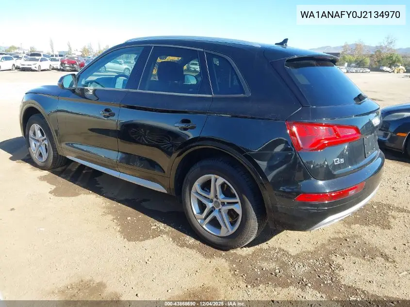 WA1ANAFY0J2134970 2018 Audi Q5 2.0T Premium/2.0T Tech Premium
