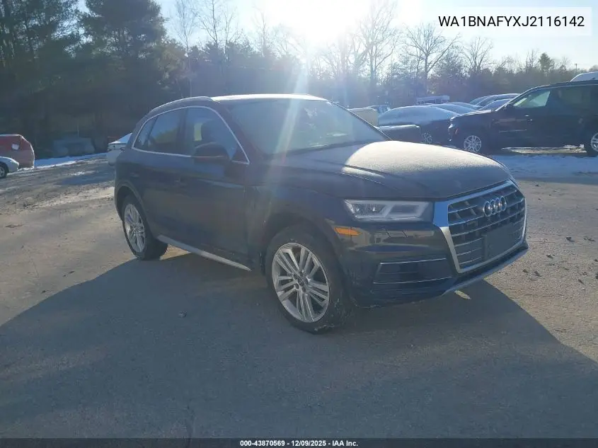 WA1BNAFYXJ2116142 2018 Audi Q5 2.0T Premium/2.0T Tech Premium