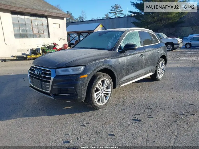 WA1BNAFYXJ2116142 2018 Audi Q5 2.0T Premium/2.0T Tech Premium