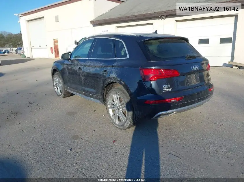 WA1BNAFYXJ2116142 2018 Audi Q5 2.0T Premium/2.0T Tech Premium