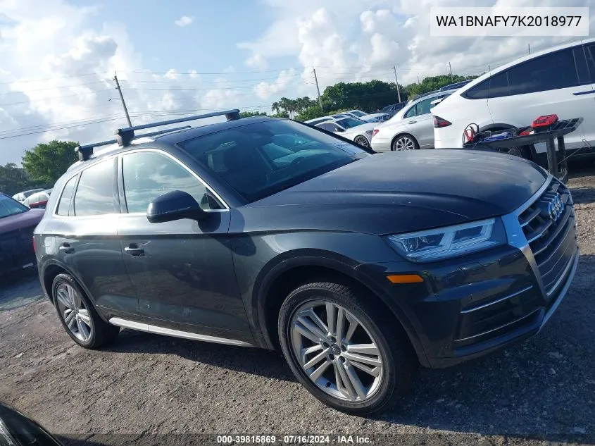 2019 Audi Q5 Premium Plus VIN: WA1BNAFY7K2018977 Lot: 39815869