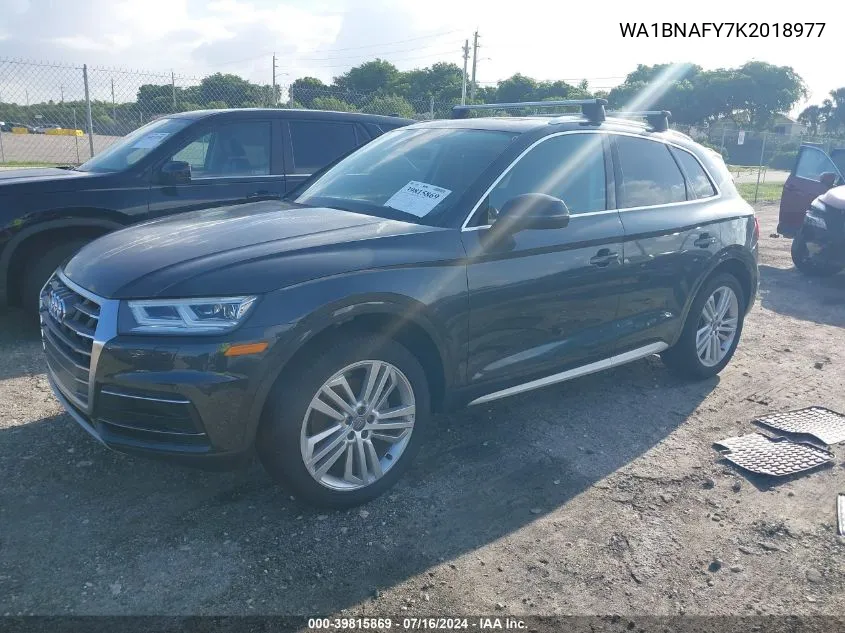 WA1BNAFY7K2018977 2019 Audi Q5 Premium Plus