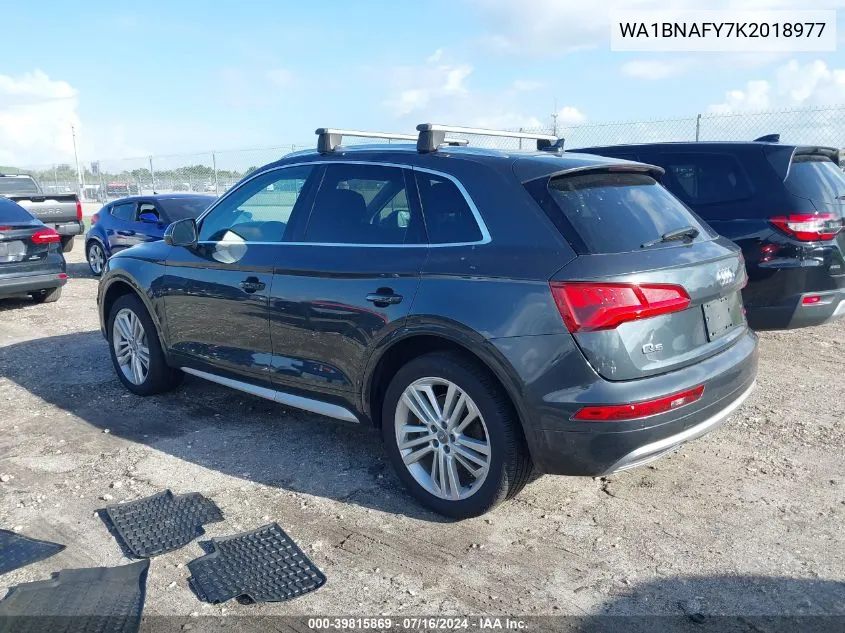 WA1BNAFY7K2018977 2019 Audi Q5 Premium Plus