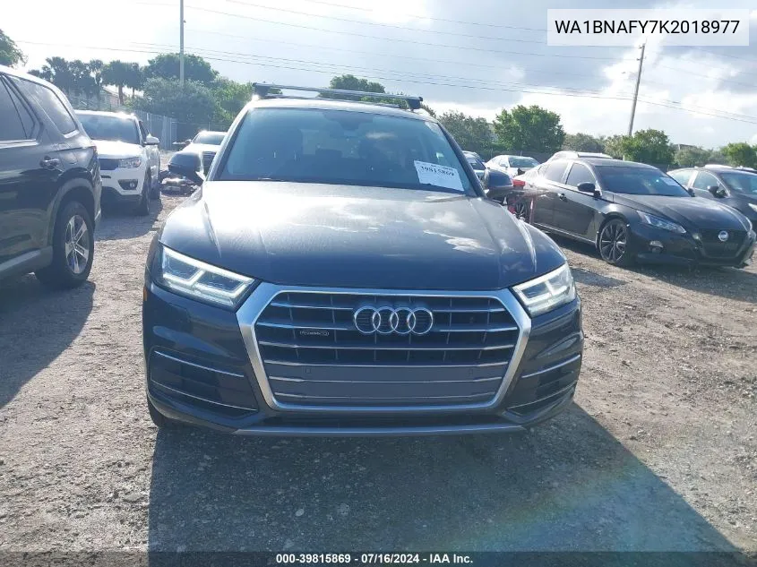 WA1BNAFY7K2018977 2019 Audi Q5 Premium Plus