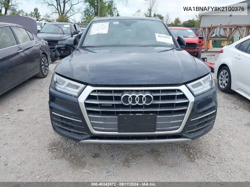 WA1BNAFY8K2100376 2019 Audi Q5 45 Premium