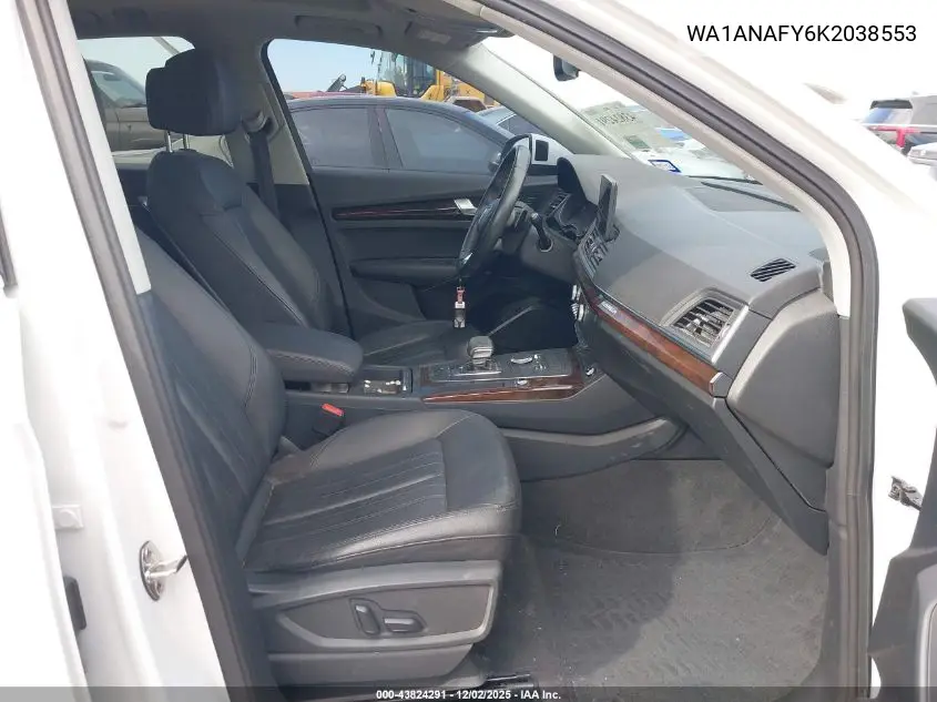 WA1ANAFY6K2038553 2019 Audi Q5 45 Premium