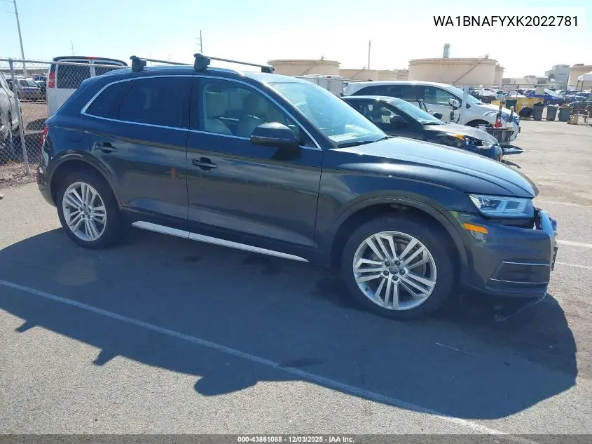 WA1BNAFYXK2022781 2019 Audi Q5 45 Premium