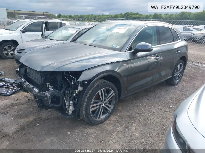 2020 Audi Q5 Prestige 55 Tfsi E Quattro S Tronic VIN: WA1F2AFY9L2049790 Lot: 39845397