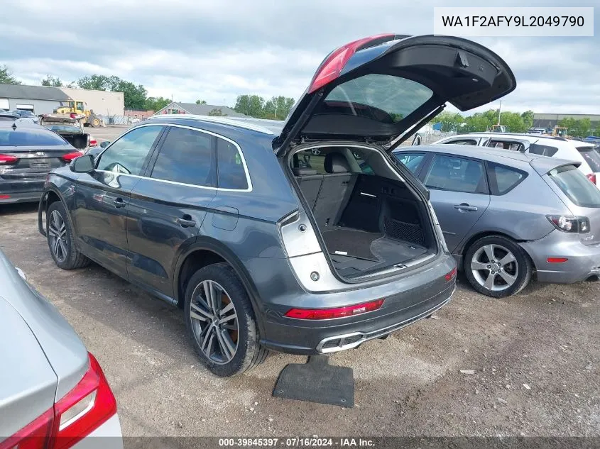 2020 Audi Q5 Prestige 55 Tfsi E Quattro S Tronic VIN: WA1F2AFY9L2049790 Lot: 39845397