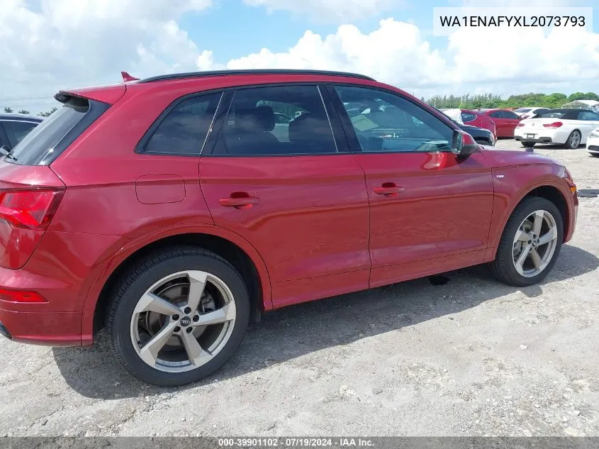 2020 Audi Q5 Titanium Premium Plus VIN: WA1ENAFYXL2073793 Lot: 39901102