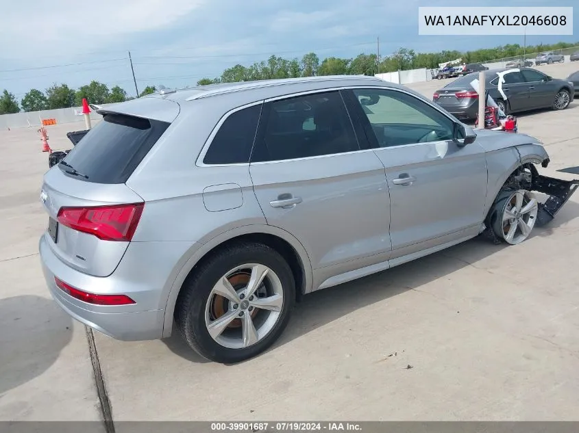 WA1ANAFYXL2046608 2020 Audi Q5 Premium 45 Tfsi Quattro S Tronic