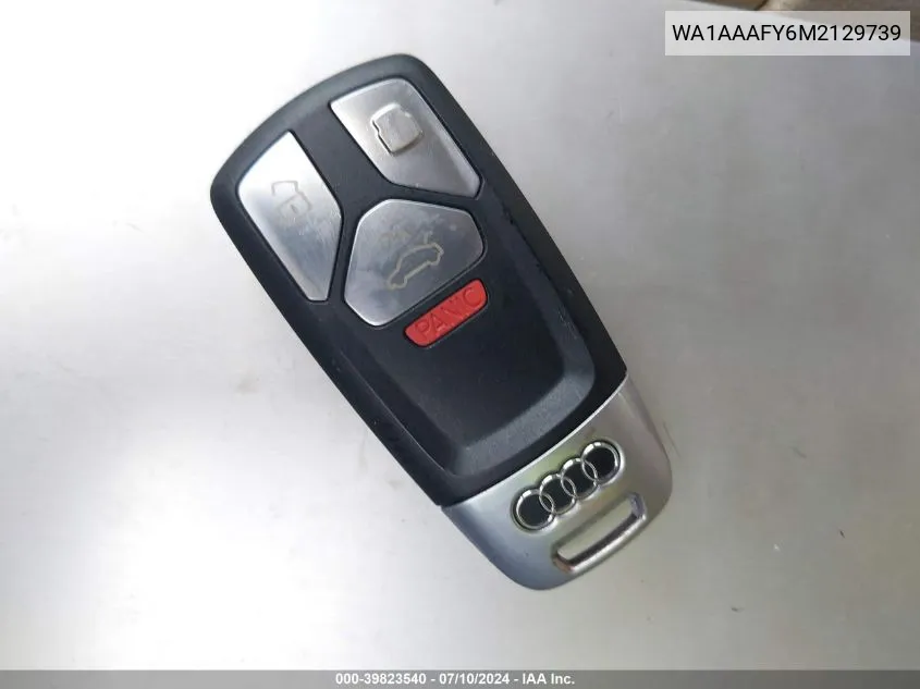 WA1AAAFY6M2129739 2021 Audi Q5 Premium