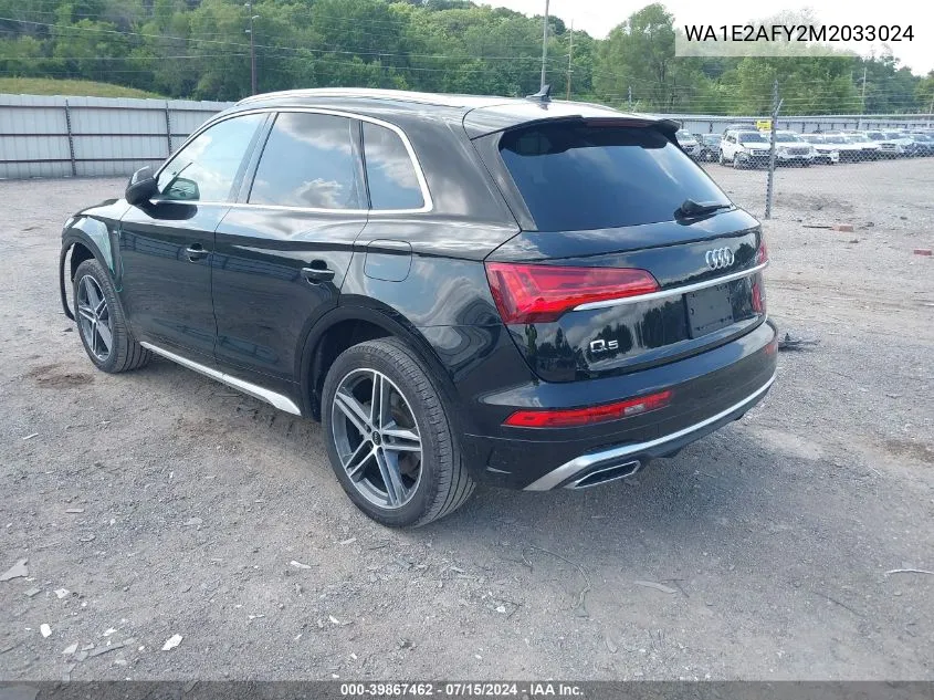 WA1E2AFY2M2033024 2021 Audi Q5 Premium Plus 55 Tfsi E Quattro S Tronic