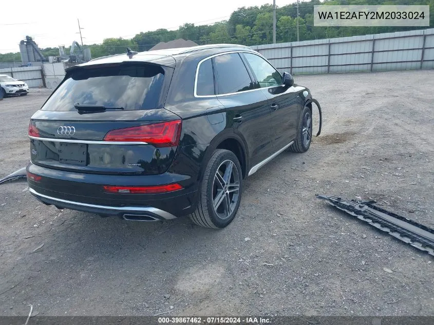 WA1E2AFY2M2033024 2021 Audi Q5 Premium Plus 55 Tfsi E Quattro S Tronic