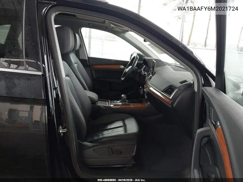 WA1BAAFY6M2021724 2021 Audi Q5 Premium Plus 45 Tfsi Quattro S Tronic