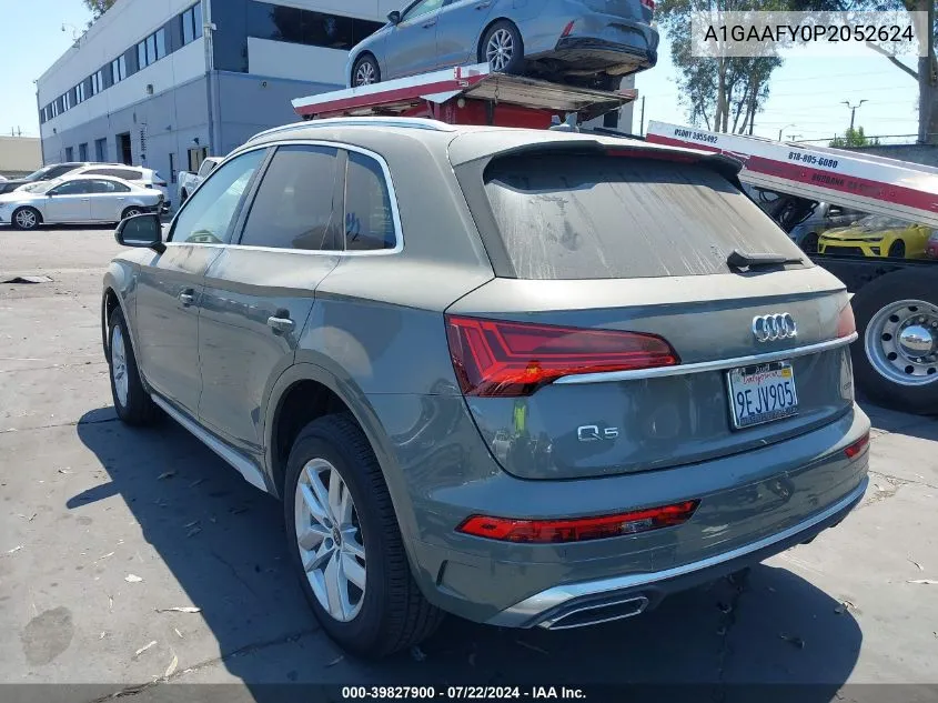 2023 Audi Q5 Premium 45 Tfsi S Line Quattro VIN: A1GAAFY0P2052624 Lot: 39827900