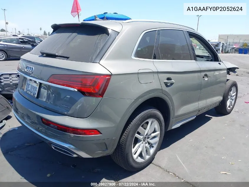 2023 Audi Q5 Premium 45 Tfsi S Line Quattro VIN: A1GAAFY0P2052624 Lot: 39827900