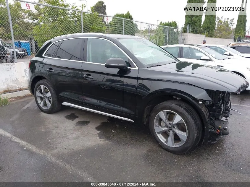 WA1ABAFY0P2023935 2023 Audi Q5 Premium 40 Tfsi Quattro S Tronic