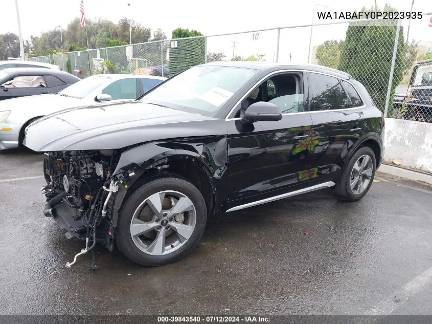 WA1ABAFY0P2023935 2023 Audi Q5 Premium 40 Tfsi Quattro S Tronic