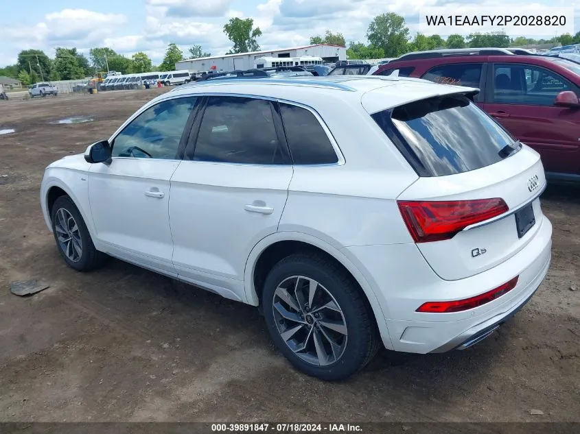 WA1EAAFY2P2028820 2023 Audi Q5 Premium Plus 45 Tfsi S Line Quattro