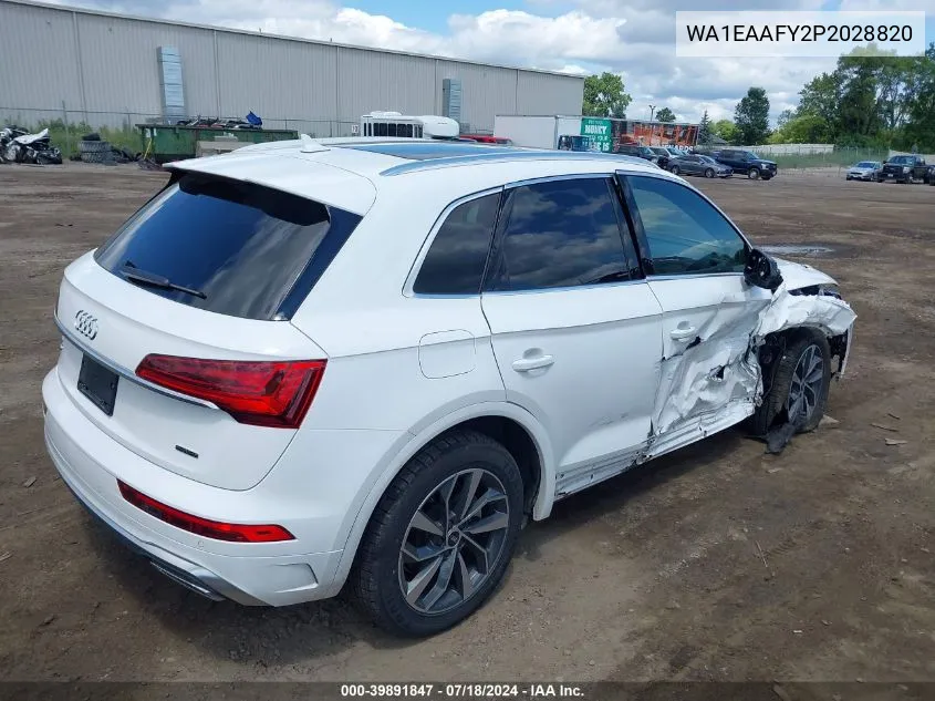 WA1EAAFY2P2028820 2023 Audi Q5 Premium Plus 45 Tfsi S Line Quattro