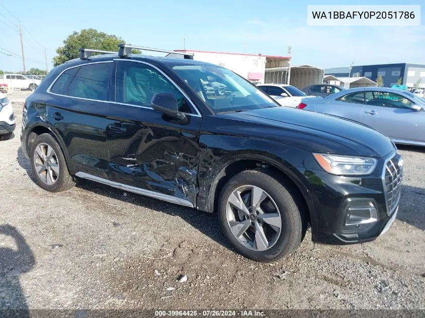 2023 Audi Q5 Premium Plus 40 VIN: WA1BBAFY0P2051786 Lot: 39964425