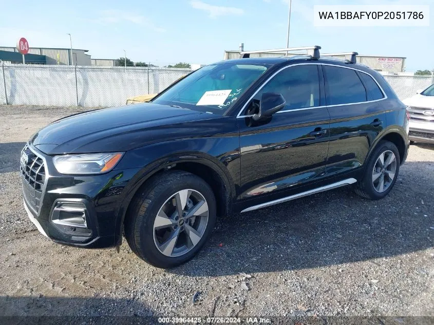 2023 Audi Q5 Premium Plus 40 VIN: WA1BBAFY0P2051786 Lot: 39964425