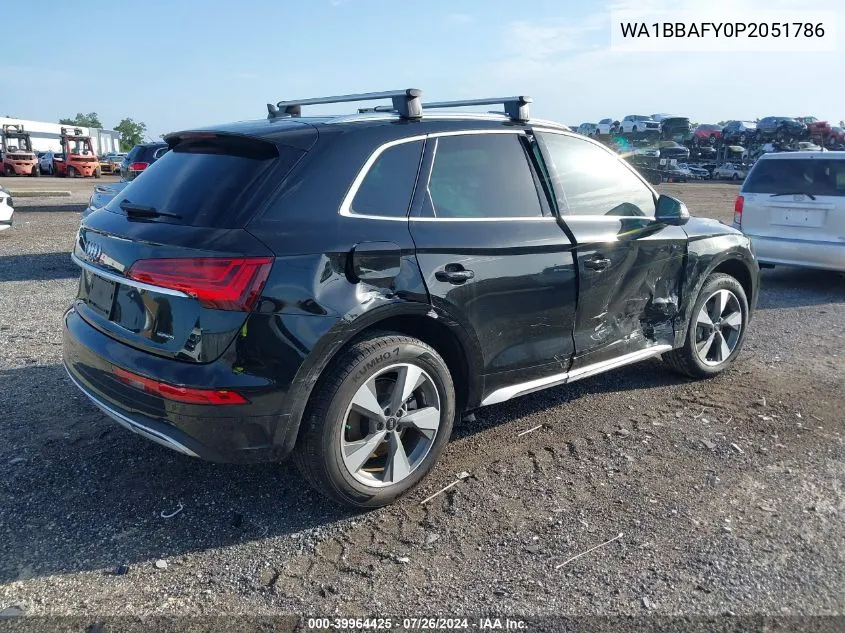 2023 Audi Q5 Premium Plus 40 VIN: WA1BBAFY0P2051786 Lot: 39964425